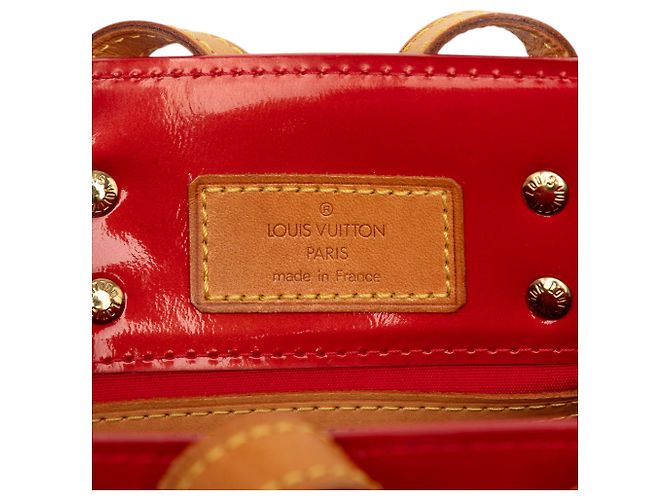 Louis Vuitton Red Monogram Vernis Reade PM Rosso - vista 5