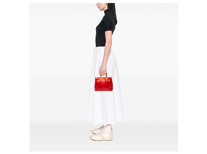 Louis Vuitton Red Monogram Vernis Reade PM Rosso - vista 6