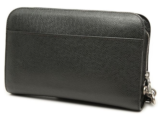 Louis Vuitton Pochette Baikal in Taiga nero - vista 2