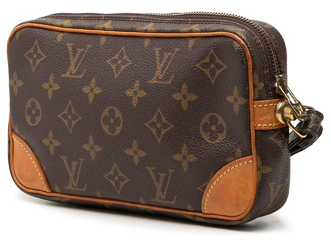 Louis Vuitton Brown Monogram Marly Dragonne PM Castaño - vista 2