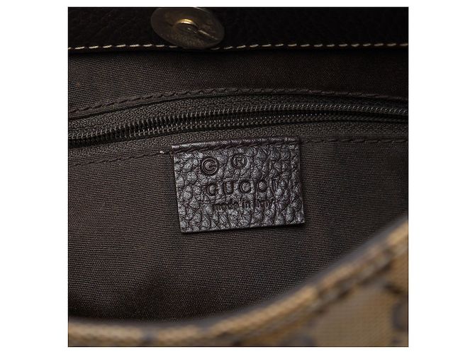 Borsa Hobo Gucci Brown GG Crystal Marrone - vista 5
