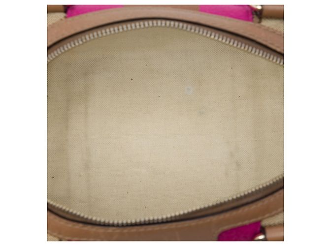 Borsa Boston Gucci Beige Small GG Canvas Web Joy - vista 4
