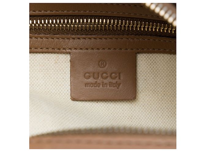 Borsa Boston Gucci Beige Small GG Canvas Web Joy - vista 5