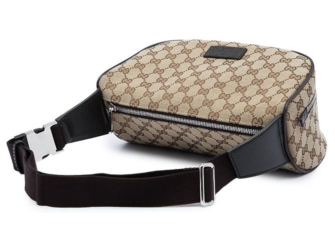 Marsupio Gucci in tela GG beige - vista 2