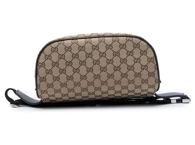 Marsupio Gucci in tela GG beige - vista 3