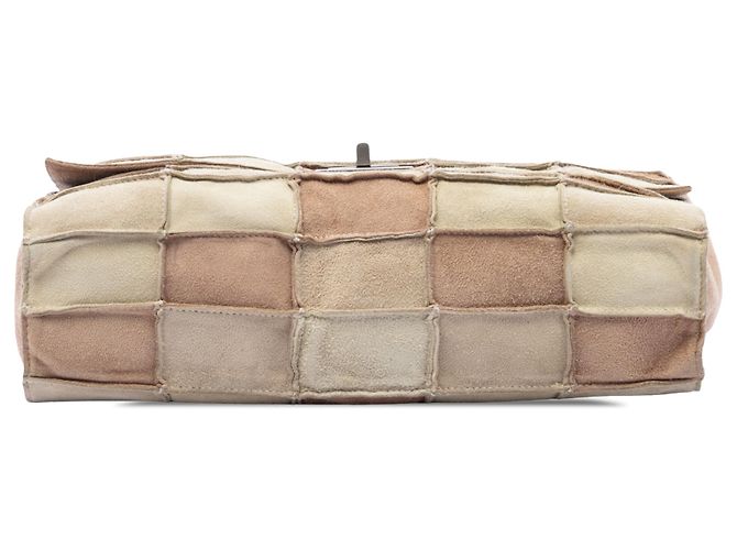 Chanel Beige Suede Patchwork Reissue 2.55 Flap - vista 3