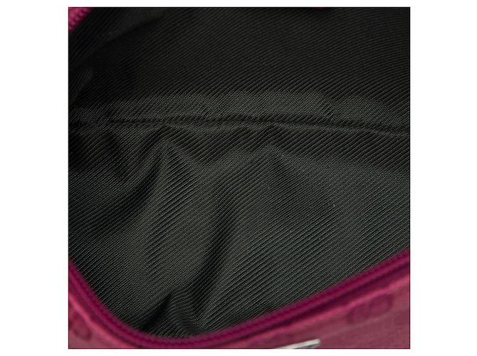 Gucci Pink GG Canvas Boat Rosa - vista 4
