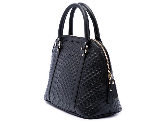Bolso Dome Microguccissima Gucci Negro Medium - vista 2