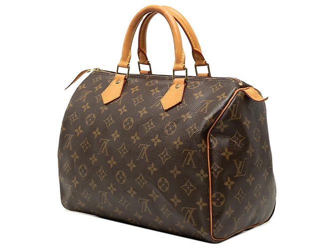 Louis Vuitton Brown Monogram Speedy 30 Castaño - vista 2