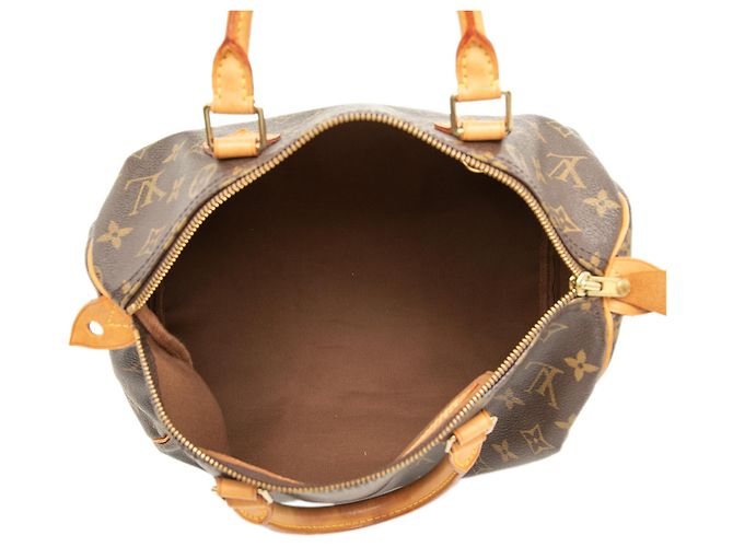 Louis Vuitton Brown Monogram Speedy 30 Castaño - vista 4
