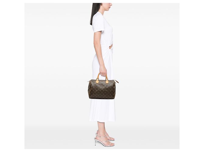 Louis Vuitton Brown Monogram Speedy 30 Castaño - vista 6