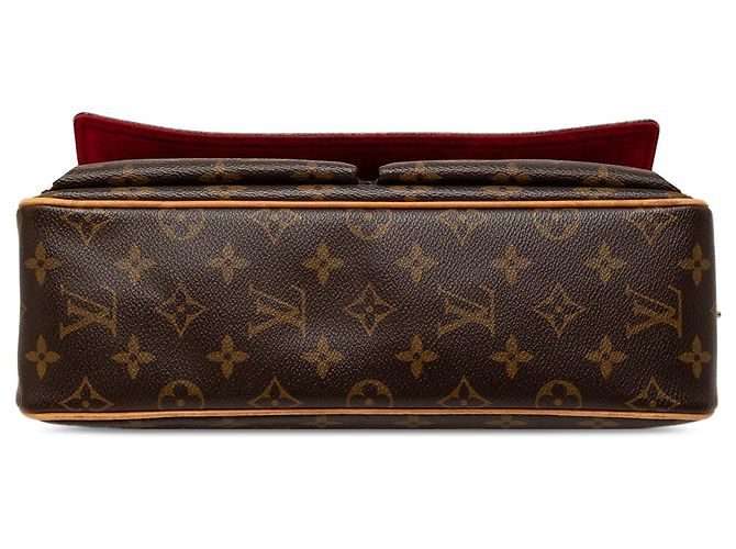 Louis Vuitton Brown Monogram Viva Cite MM Marrone - vista 3