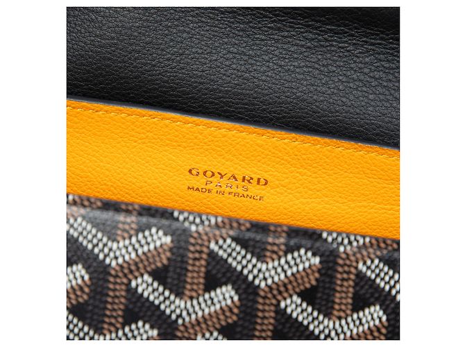 Goyard Black Mini Goyardine Saigon Souple Nero - vista 5