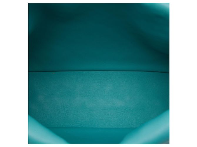 Knot Bottega Veneta Borsa a tracolla BV Fold in Nappa Intrecciato blu Medium Turchese - vista 4