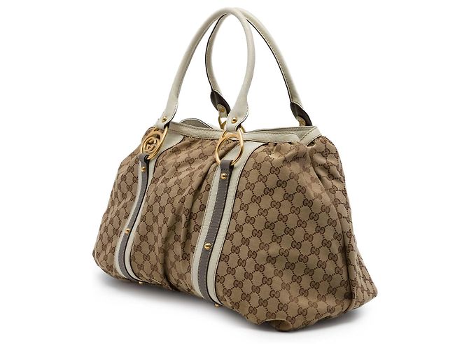Gucci Beige GG Canvas Interlocking G Tote - Ansicht 2