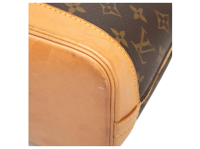 Louis Vuitton Brown Monogram Alma PM Marron - vue 7