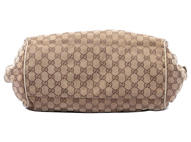 Gucci Beige GG Canvas Sukey Satchel - view 3
