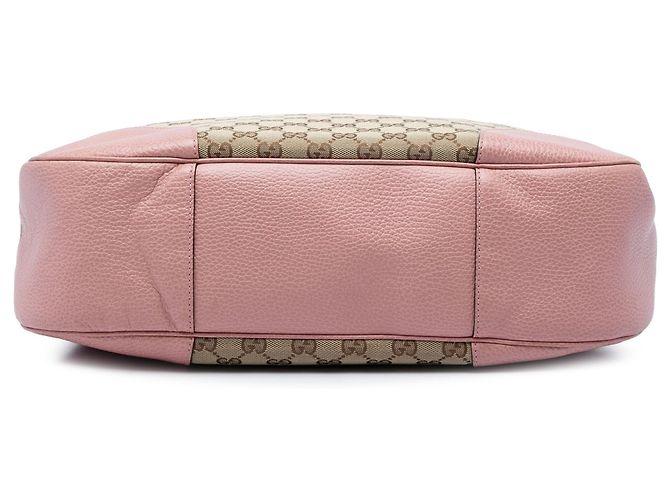 Borsa a tracolla Gucci Bree in tela GG beige - vista 3