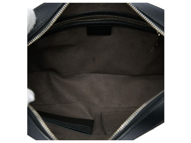 Pochette da polso Gucci Guccissima nera Nero - vista 4