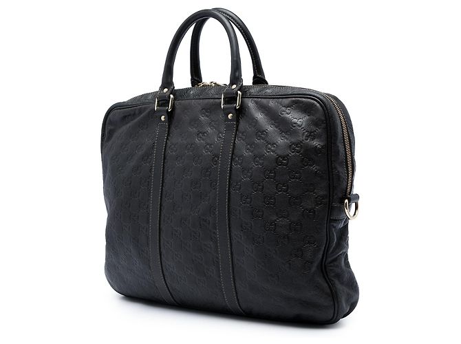 Borsa da lavoro Gucci Brown Guccissima - vista 2