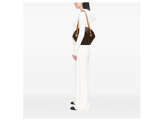 Borsa Shopping Louis Vuitton Brown Monogram Ellipse GM Marrone - vista 7