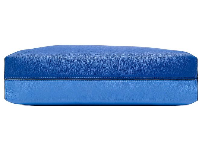 Borsa a tracolla LOEWE Anagram T Pouch in pelle blu - vista 3