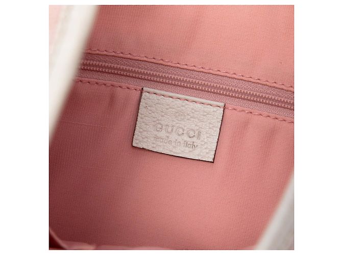 Borsa a tracolla Gucci Abbey D Ring in tela GG rosa - vista 5