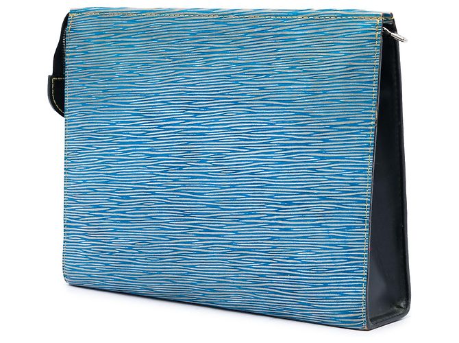 Louis Vuitton Beauty Case Epi Denim Blu 26 - vista 2