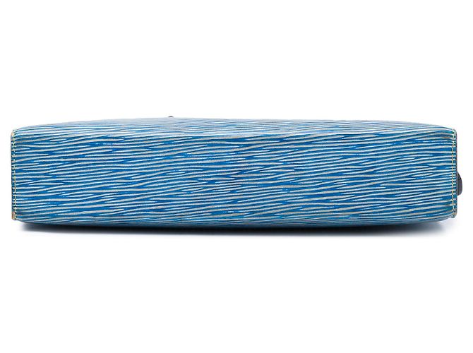 Louis Vuitton Beauty Case Epi Denim Blu 26 - vista 3