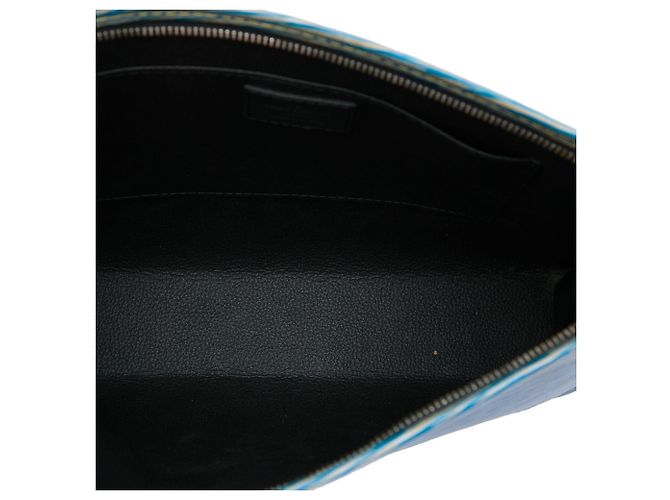 Louis Vuitton Beauty Case Epi Denim Blu 26 - vista 4
