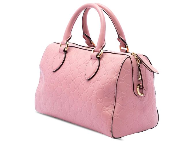 Borsa Boston Gucci Pink Guccissima Rosa - vista 2