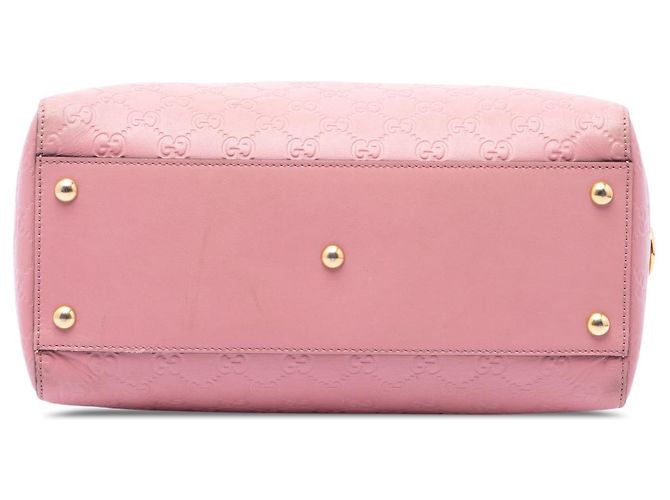 Borsa Boston Gucci Pink Guccissima Rosa - vista 3