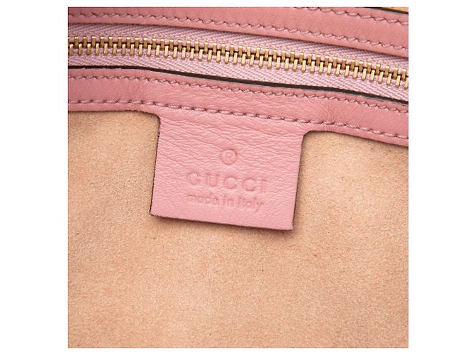 Borsa Boston Gucci Pink Guccissima Rosa - vista 5