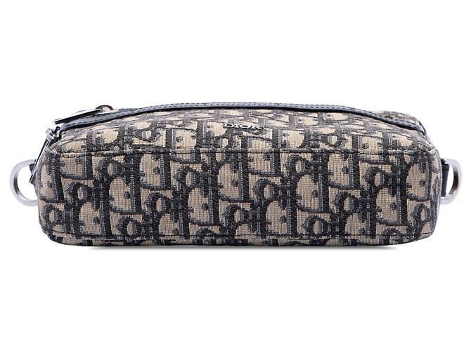 Autre Marque Borsa a tracolla Safari Dior Blue Oblique Canvas Blu navy - vista 3