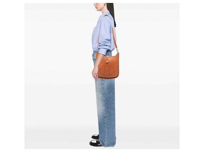 Evelyne Hermès Brown Clemence Evelyn II PM Braun - Ansicht 6