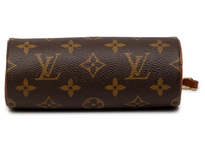 Louis Vuitton Brown Monogram Papillon Pochette Marrom - vista 3