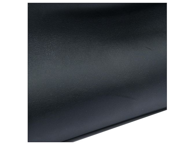 Double Borsa business Prada in vitello City nera con doppia chiusura push lock Nero - vista 7