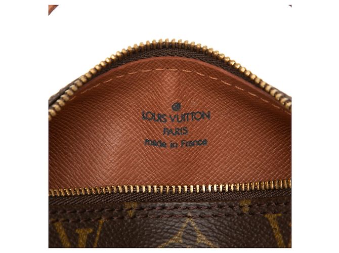 Louis Vuitton Brown Monogram Papillon Pochette Marrone - vista 5