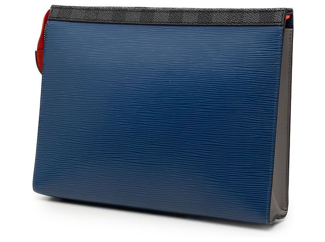 Louis Vuitton Blue Epi Pochette Voyage MM Azul - vista 2