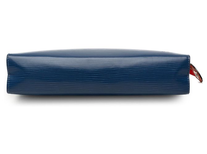 Louis Vuitton Blue Epi Pochette Voyage MM Azul - vista 3