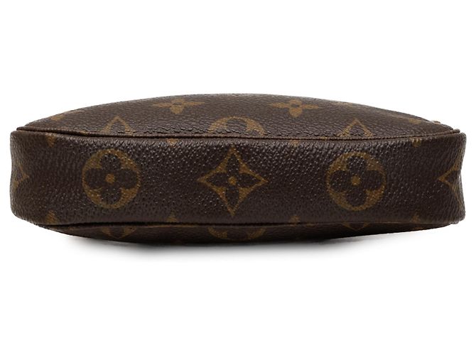 Louis Vuitton Brown Monogram Mini Pochette Accessoires Marrom - vista 3