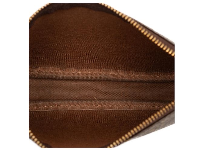 Louis Vuitton Brown Monogram Mini Pochette Accessoires Marrom - vista 4