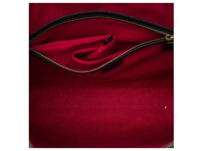 Borsa Business Gucci in pelle di vitello nera con Web Nero - vista 4