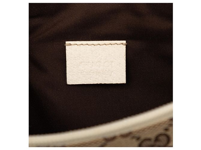 Borsa a tracolla Gucci in tela GG beige - vista 5
