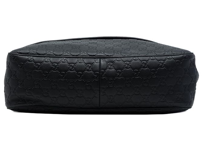 Borsa a tracolla Gucci Black Guccissima Nero - vista 3