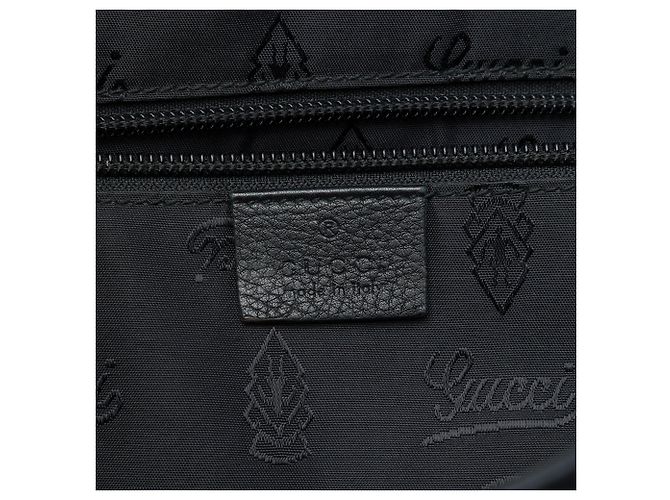 Borsa a tracolla Gucci Black Guccissima Nero - vista 5
