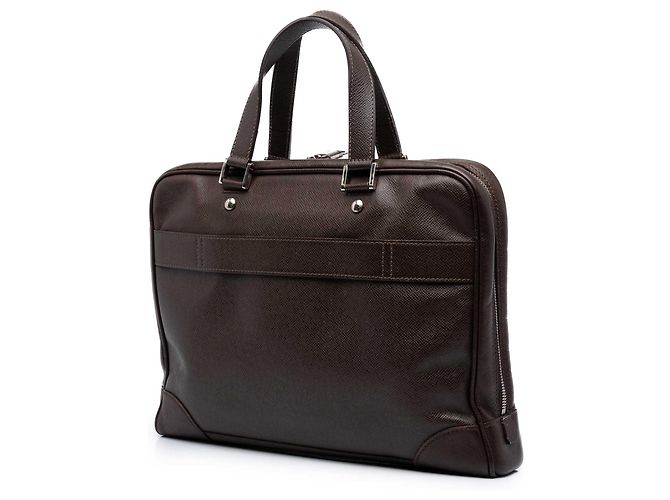 Borsetta Louis Vuitton Brown Taiga Igor Marrone Marrone scuro - vista 2