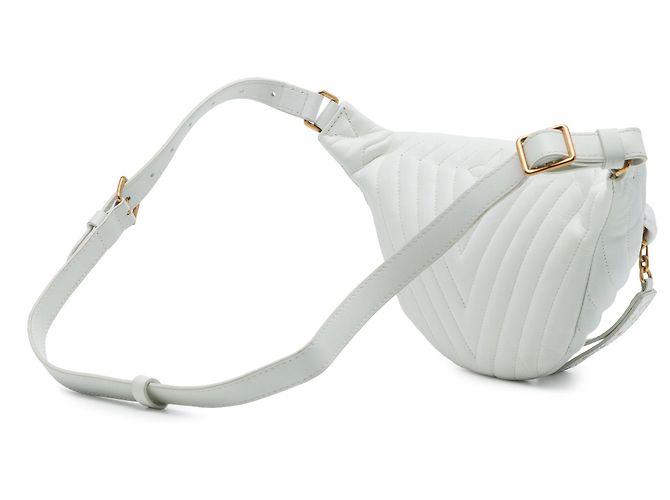 Bumbag Borsello New Wave Louis Vuitton in pelle di vitello bianca Bianco - vista 2
