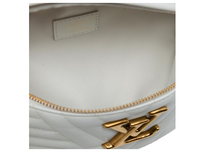 Bumbag Borsello New Wave Louis Vuitton in pelle di vitello bianca Bianco - vista 4
