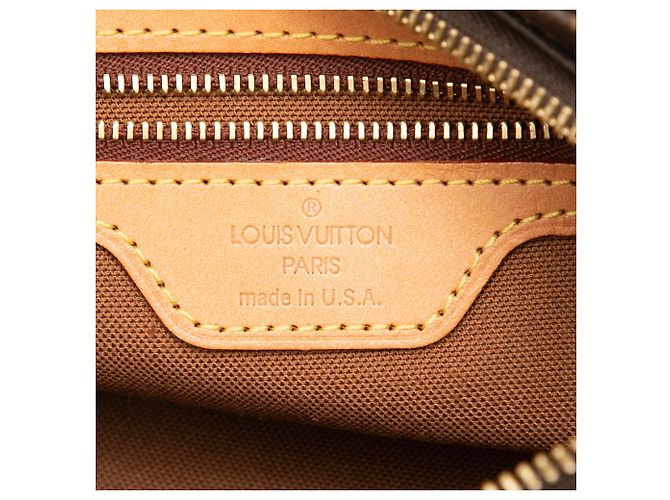 Louis Vuitton Brown Monogram Trotteur Marrone - vista 5